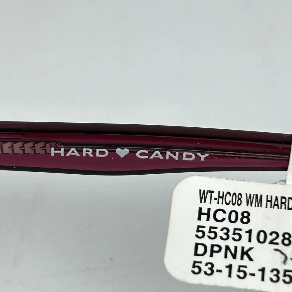 Hard Candy Women's HC08 Dark Pink Eyeglass Frame 53-15-135 mm‎